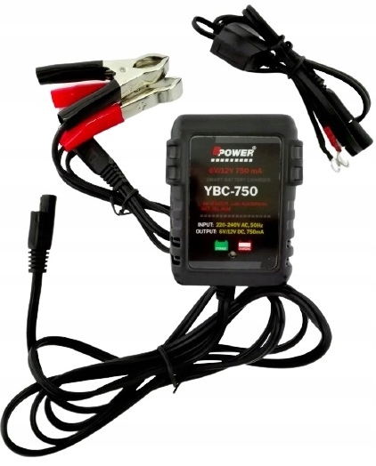 Ładowarka akumulatorów Bpower YBC 750 6V/12V - obrazek 2